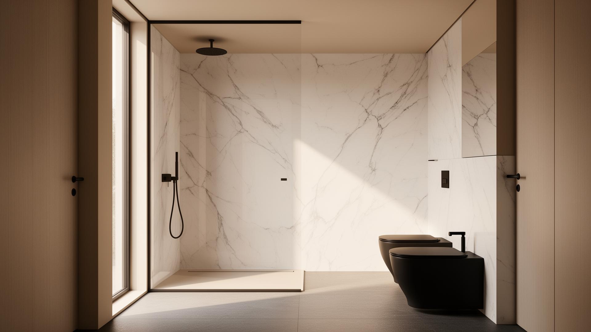 Salle de bain moderne rénovée à Mons (photo d’inspiration)